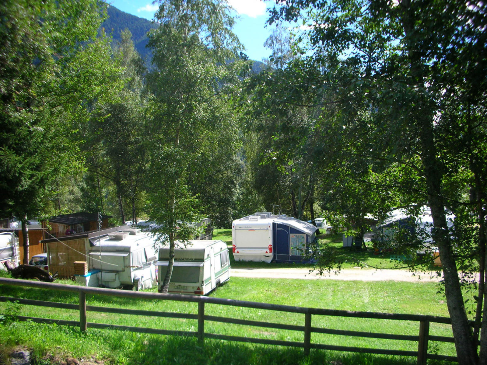 Area camper del campeggio