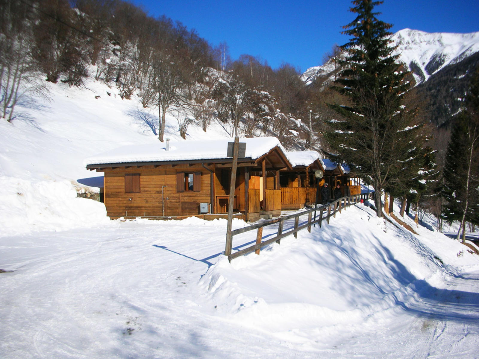 bungalow in inverno
